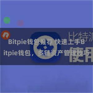 Bitpie钱包推荐 快速上手Bitpie钱包，多链资产管理技巧