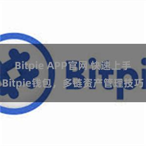 Bitpie APP官网 快速上手Bitpie钱包，多链资产管理技巧