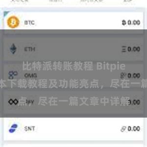 比特派转账教程 Bitpie钱包最新版本下载教程及功能亮点，尽在一篇文章中详解