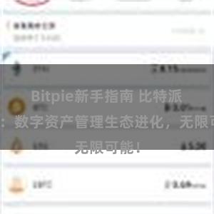 Bitpie新手指南 比特派钱包：数字资产管理生态进化，无限可能！