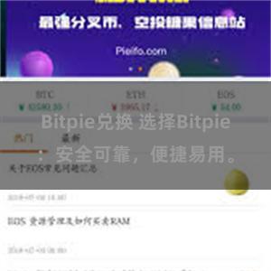 Bitpie兑换 选择Bitpie：安全可靠，便捷易用。