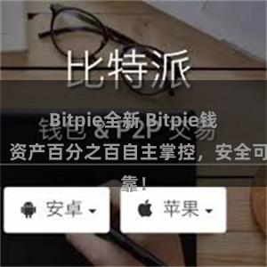 Bitpie全新 Bitpie钱包：资产百分之百自主掌控，安全可靠！