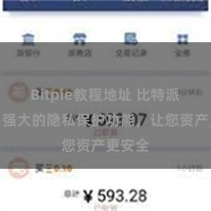 Bitpie教程地址 比特派钱包：强大的隐私保护功能，让您资产更安全