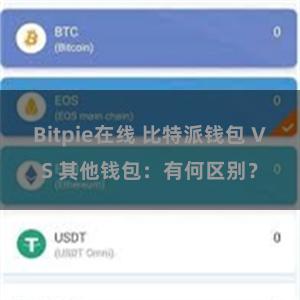 Bitpie在线 比特派钱包 VS 其他钱包：有何区别？