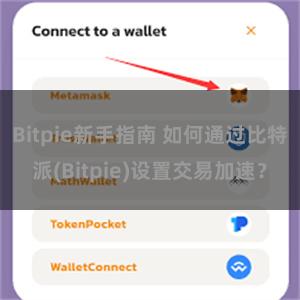 Bitpie新手指南 如何通过比特派(Bitpie)设置交易加速？