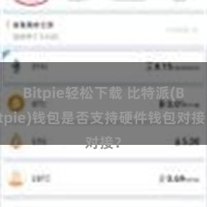 Bitpie轻松下载 比特派(Bitpie)钱包是否支持硬件钱包对接？